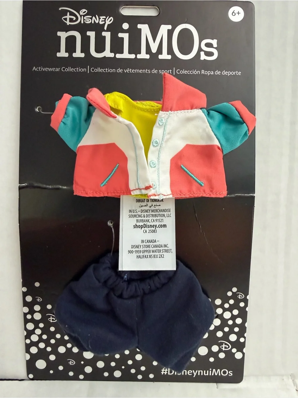Disney nuiMOS Activewear Jacket & Navy Shorts